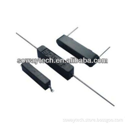 Plastic reed switch